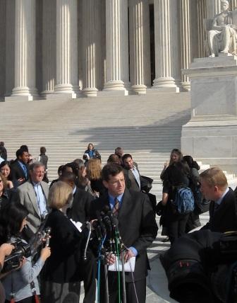 Photo Bryan with the press belongs here!